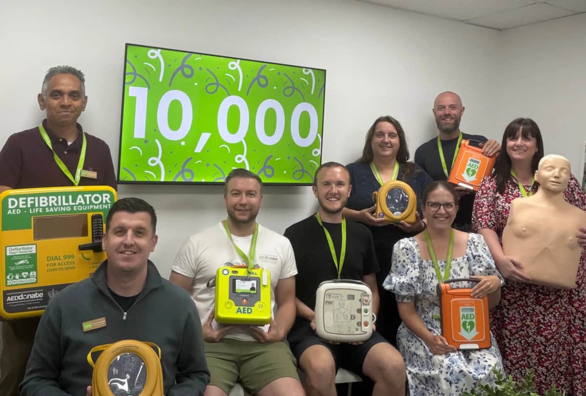 Stone charity AEDdonate reaches 10,000 locations — Stone news photo