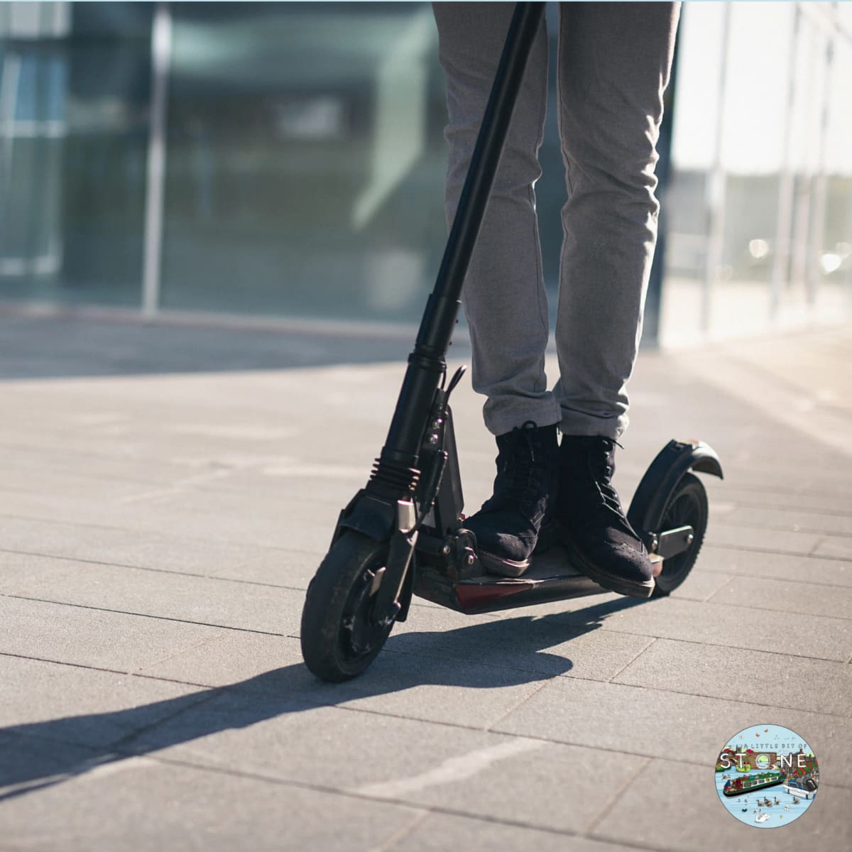 Police Appeal After E-Scooter Rider Heads Towards Traffic in Stone — Stone news photo (A Little Bit of Stone)