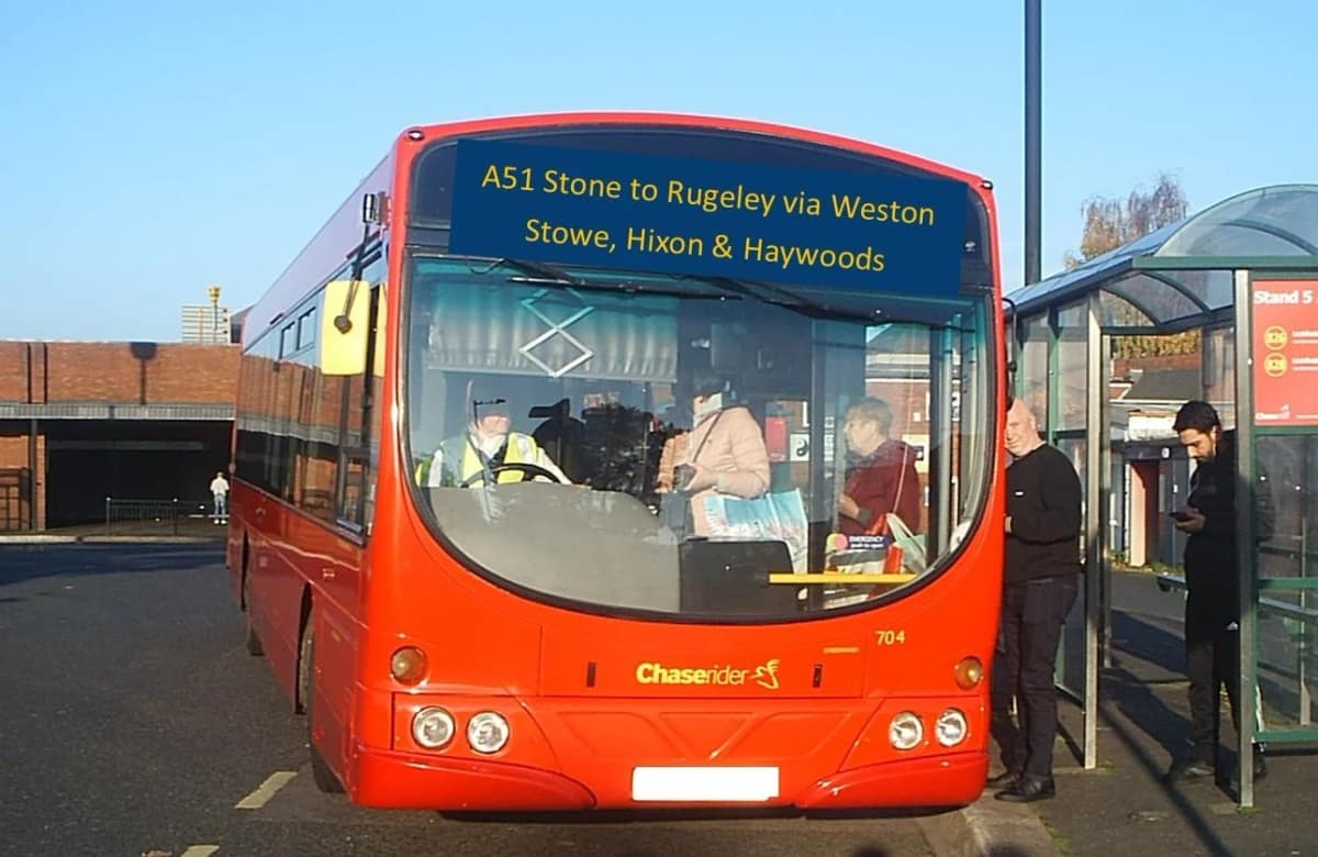 New Stone to Rugeley Bus Service 151 Launches September — Stone town centre news photo