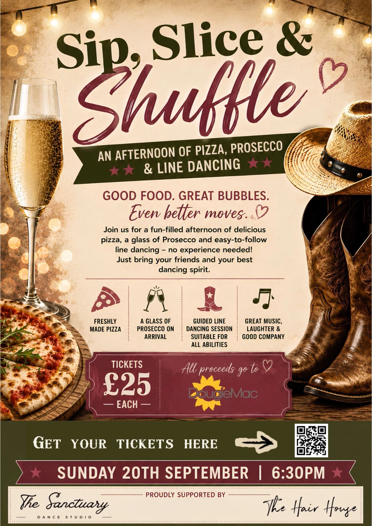 Sip, Slice & Shuffle fundraiser for Dougie Mac in Stone — Stone news photo (A Little Bit of Stone)