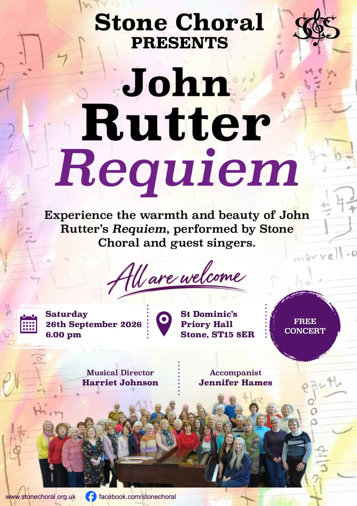 Stone Choral invites singers to join John Rutter’s Requiem performance this Saturday — Stone news photo