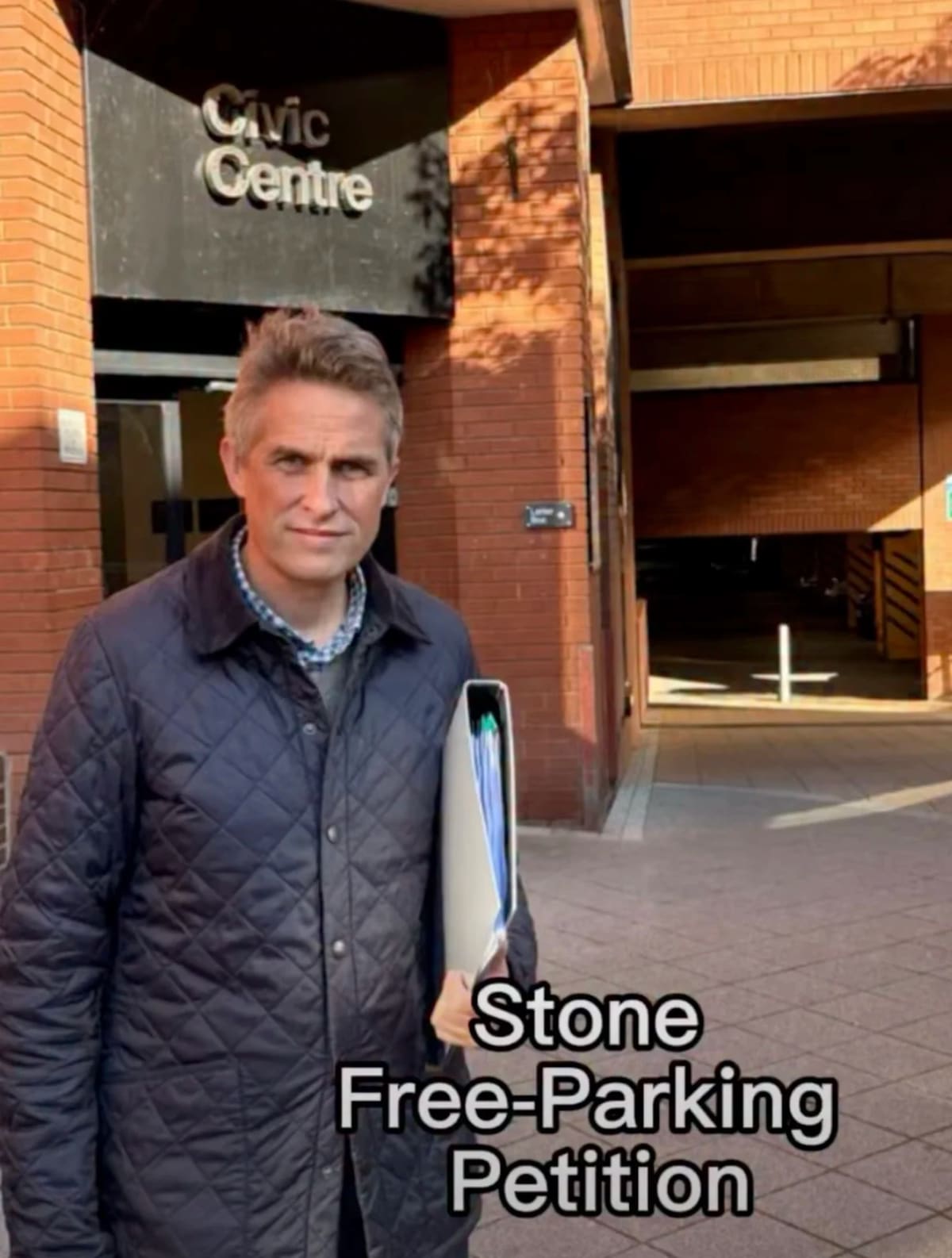 Stone MP Presents 1,800-Signature Parking Petition to Stafford Council — Stone news photo (A Little Bit of Stone)